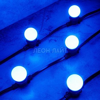 Лампа для Белт-Лайт 4см, синяя, цоколь E27, потр. мощность 1W